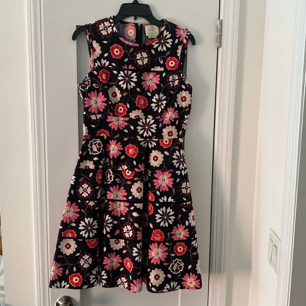 Kate Spade Floral Print Dress Size 8